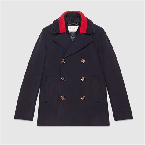 how much is a gucci peacoat|gucci winter coats with hoodie.